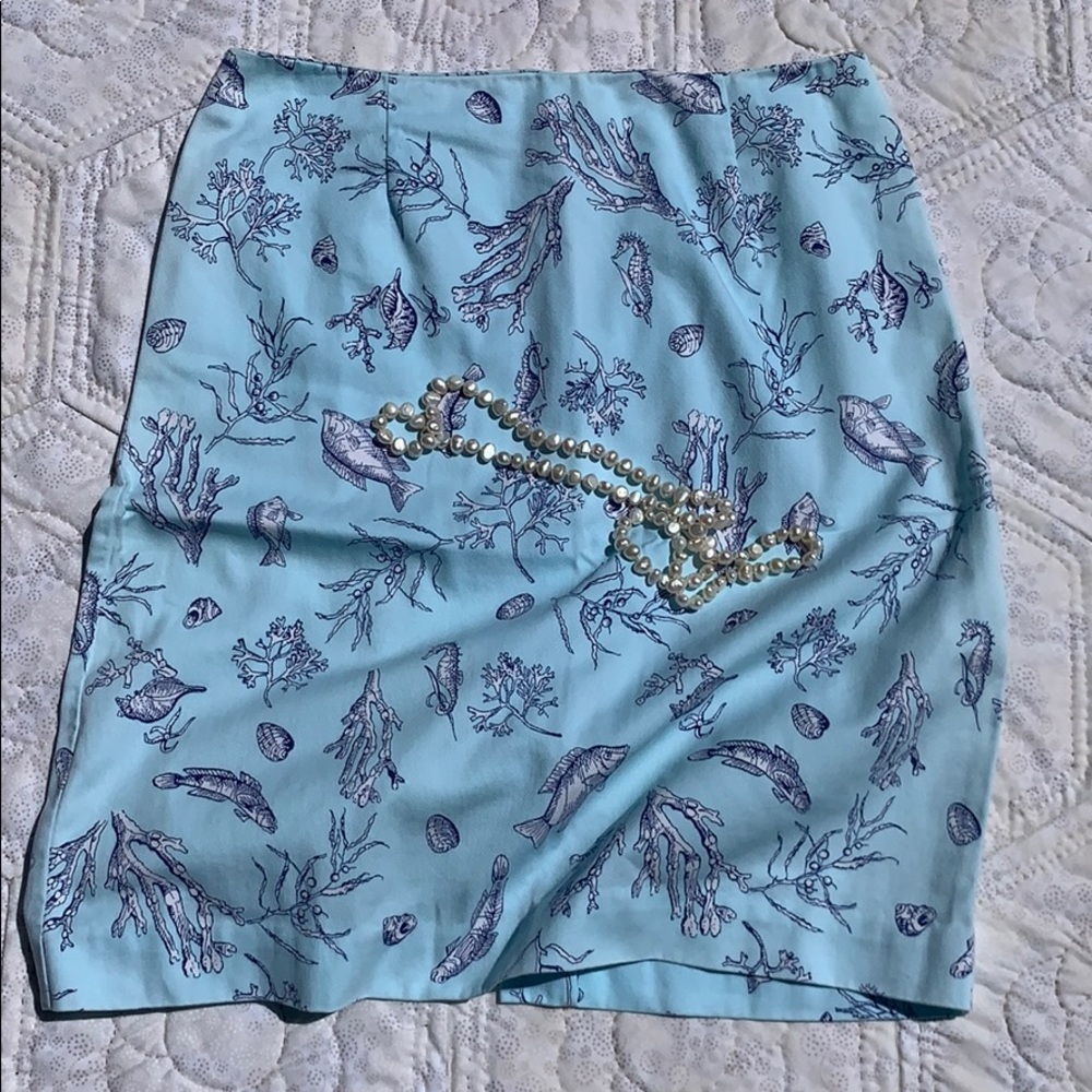Cute Talbots nautical print skirt